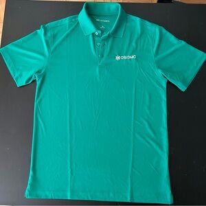CSI DMC green medium Polo shirt